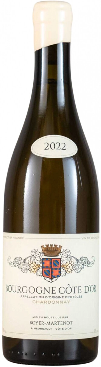 Вино Yves Boyer-Martenot Chardonnay Bourgogne Cote d'Or 2022 г. 0.75 л