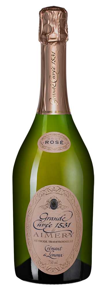 Игристое вино Grande Cuvee 1531 Cremant de Limoux Rose Aimery Sieur d'Arques 2020 г. 0.75 л