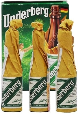 Ликер Underberg Bitter set of 3 bottles 0.02 л