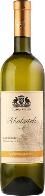 Вино Белое Сухое "Duruji Valley Rkatsiteli" 0,75 л 2018 г. (MW)