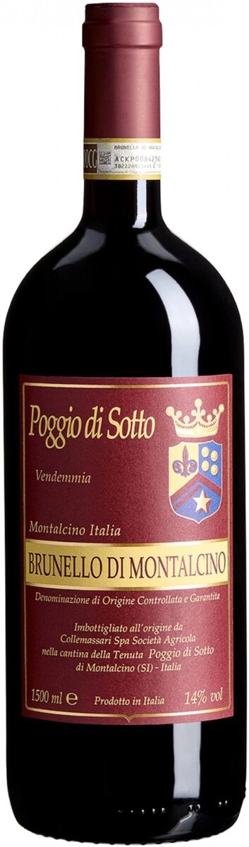Вино Poggio di Sotto Brunello di Montalcino 2019 г. 1.5 л