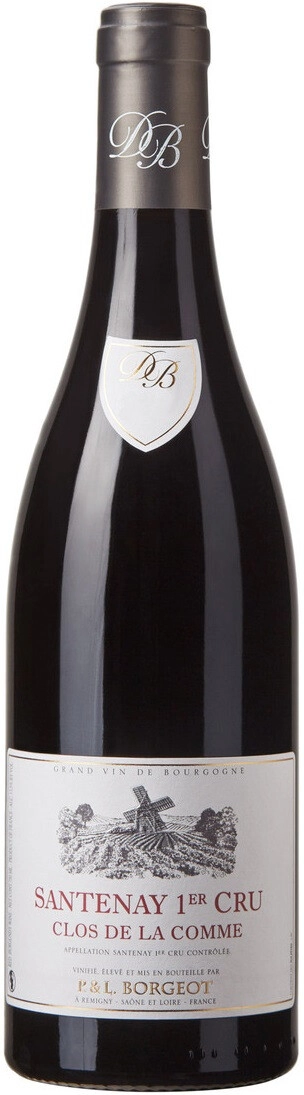 Вино P. & L. Borgeot Clos de la Comme Santenay Premier Cru 2022 г. 0.75 л