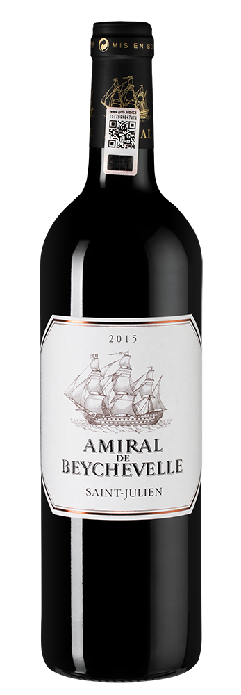 Вино Amiral de Beychevelle 2015 г. 0.75 л