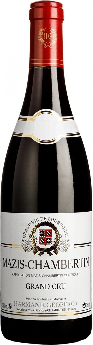 Вино Domaine Armand-Geoffroy Mazis-Chambertin Grand Cru 2021 г. 0.75 л
