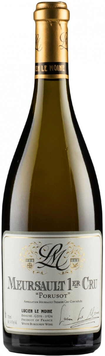 Вино Meursault Premier Cru Porusot Lucien Le Moine 2022 г. 0.75 л
