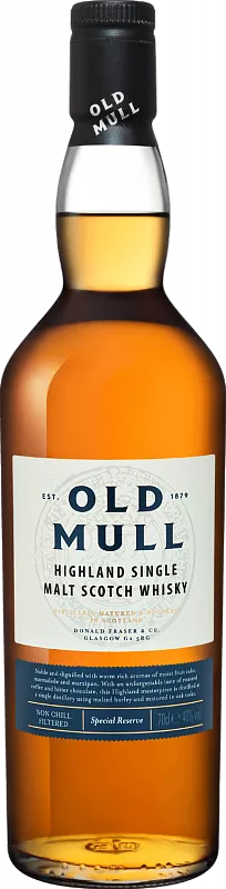Виски Old Mull Highland Single Malt Scotch Whisky 0.7 л