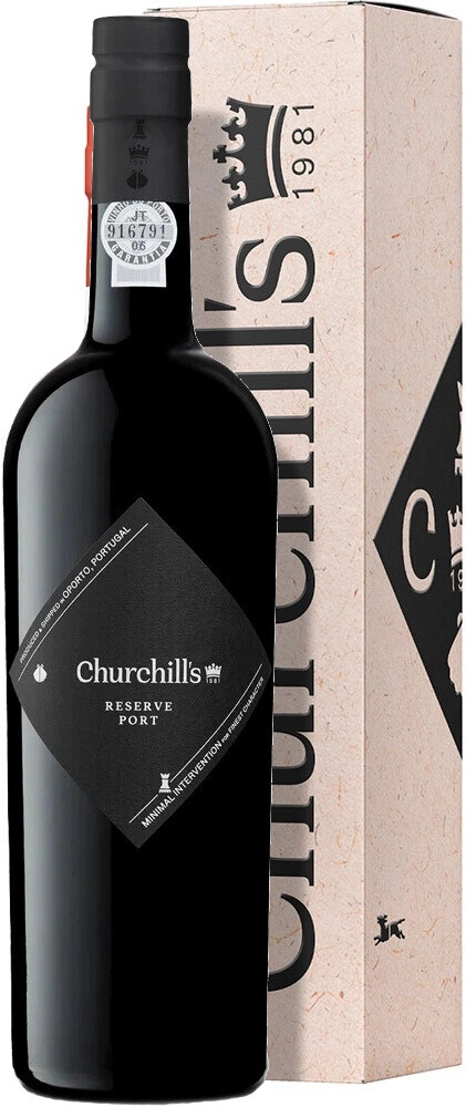 Портвейн Churchill's Reserve Port 0.75 л в подарочной упаковке