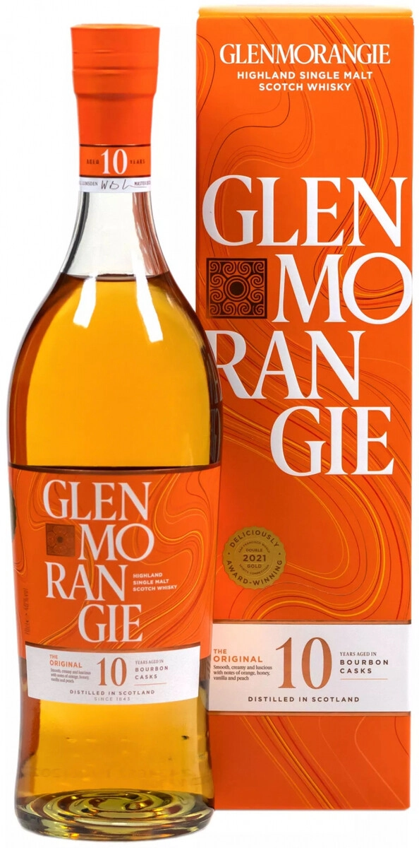 Виски Glenmorangie The Original 10 Years Old 0.75 л в подарочной упаковке