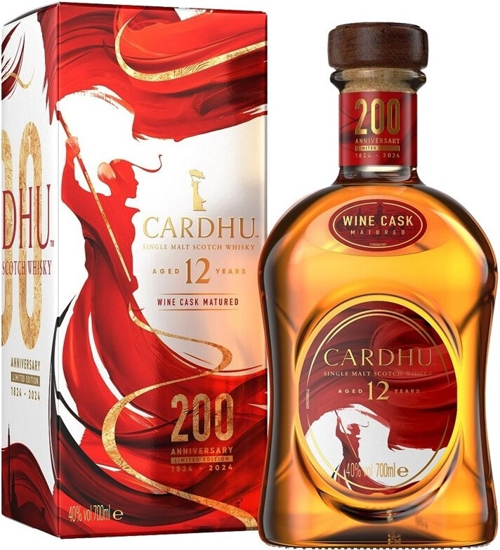 Виски Cardhu 12 Years Old 200th Anniversary 0.7 л в подарочной упаковке