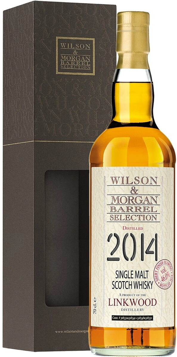Виски Wilson & Morgan Barrel Selection Linkwood Sherry Finish Oloroso 0.7 л в подарочной упаковке