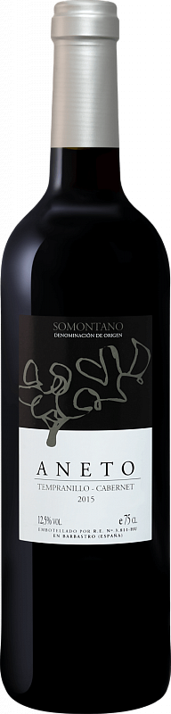 Вино Красное Сухое "Ането Темпранильо-Каберне" 0,75 л 2015 г. (LD)