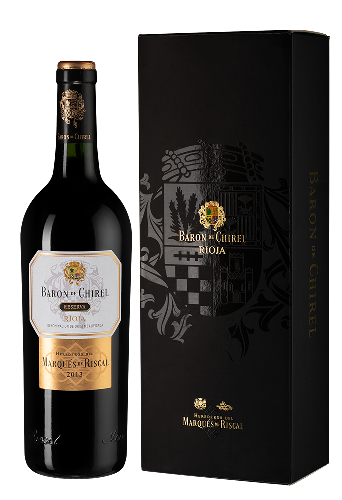 Вино Baron de Chirel Reserva 2013 г. 0.75 л Gift Box