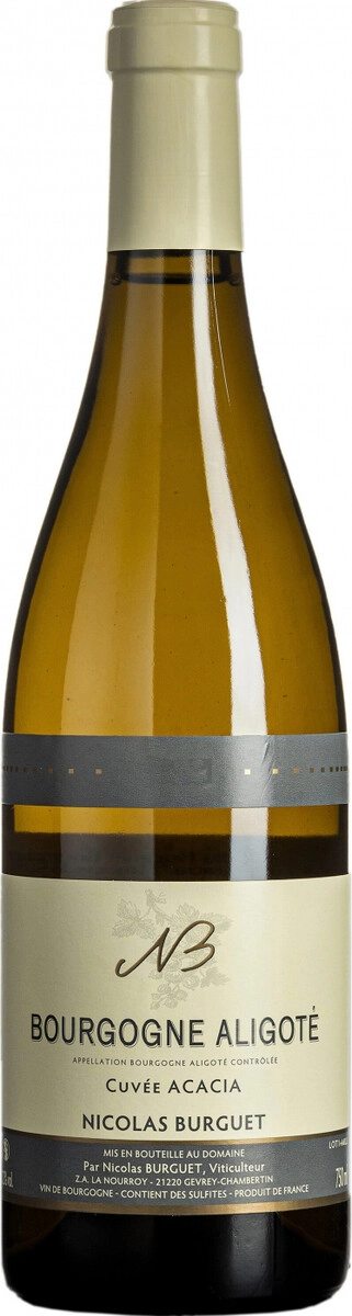 Вино Nicolas Bourget Bourgogne Aligote Cuvee Acacia 2021 г. 0.75 л