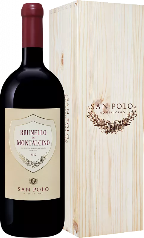 Вино Brunello di Montalcino DOCG San Polo 2018 г. 1.5 л в подарочной упаковке