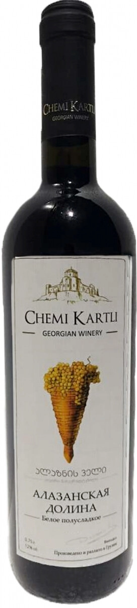 Вино Chemi Kartli Alazani Valley White Semi-Sweet 0.75 л
