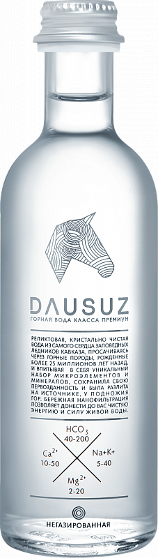 Вода негазированная Dausuz Glass 0.275 л