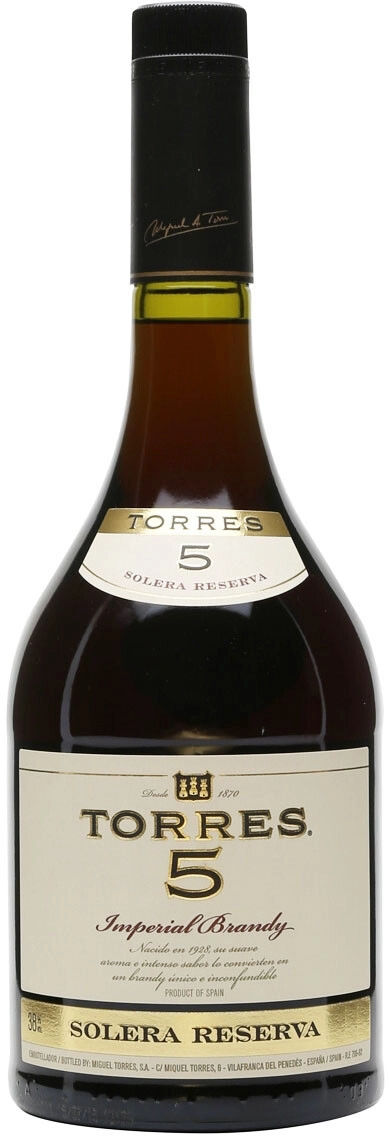 Бренди Torres 5 Solera Reserva 0.7 л