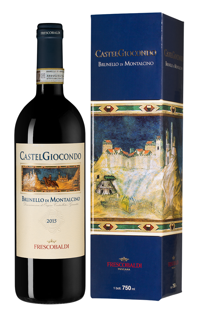 Вино Brunello di Montalcino Castelgiocondo 2015 г. 0.75 л Gift Box