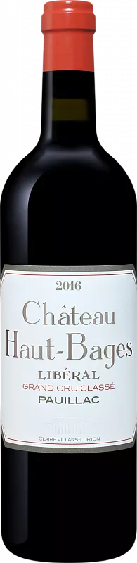 Вино Chateau Haut-Bages Liberal Pauillac AOC 2016 г. 0.75 л