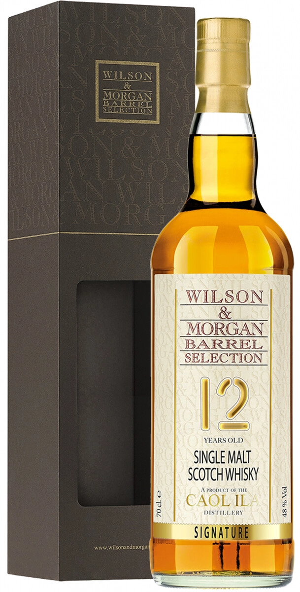 Виски Wilson & Morgan Barrel Selection Caol Ila 12 Years Old 0.7 л в подарочной упаковке