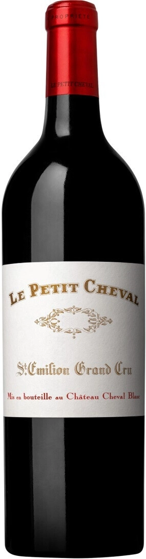 Вино Le Petit Cheval Chateau Cheval Blanc 2010 г. 0.75 л