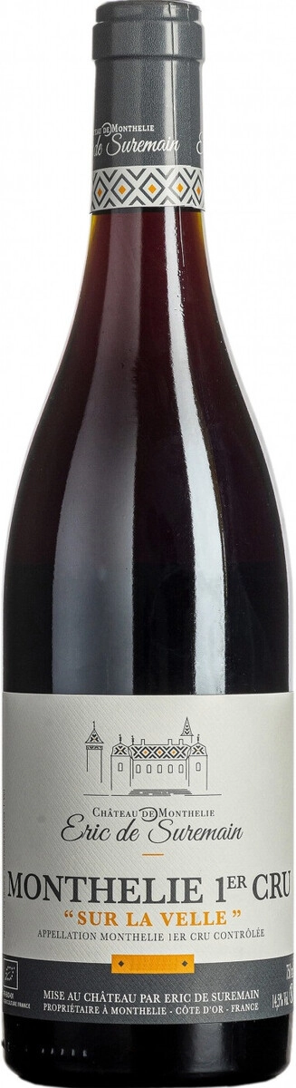 Вино Eric de Suremain-Chateau de Montelie Monthelie 1er Cru Sur la Velle 2019 г. 0.75 л