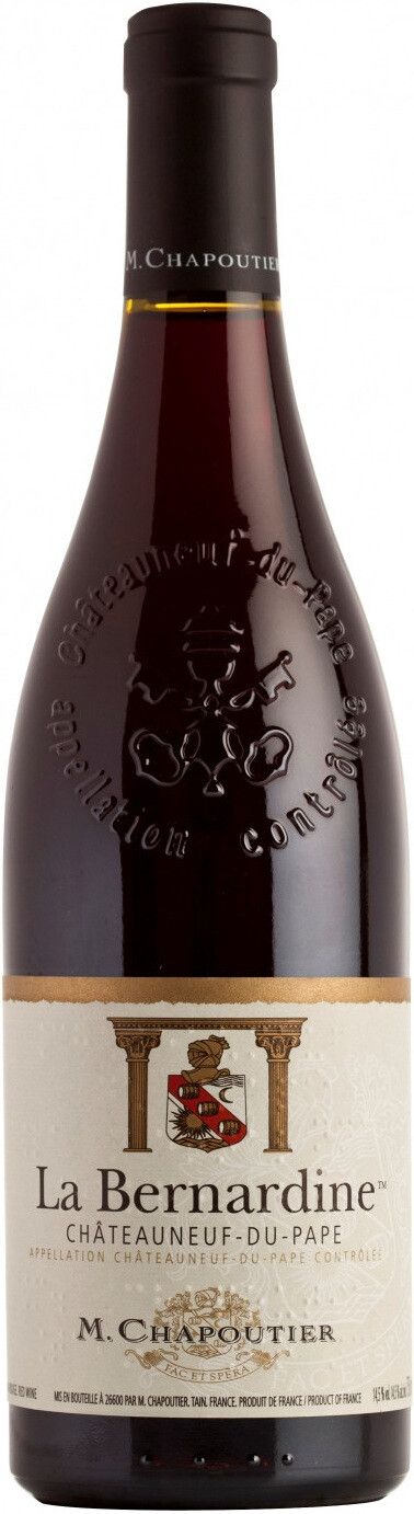 Вино Красное Сухое "Шатонеф-дю-Пап Ла Бернардин" 0,75 л 2016 г. (WS)