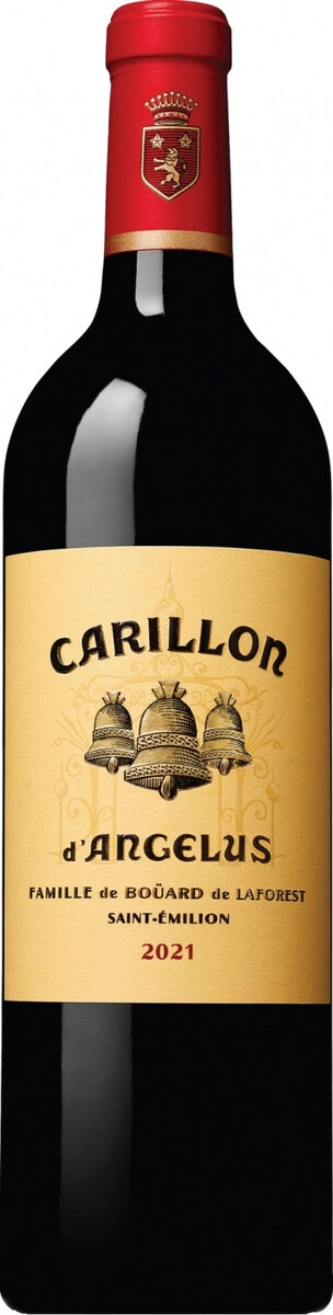 Вино Carillon d'Angelus Saint-Emilion Grand Cru АОС Chateau Angelus 2021 г. 0.75 л