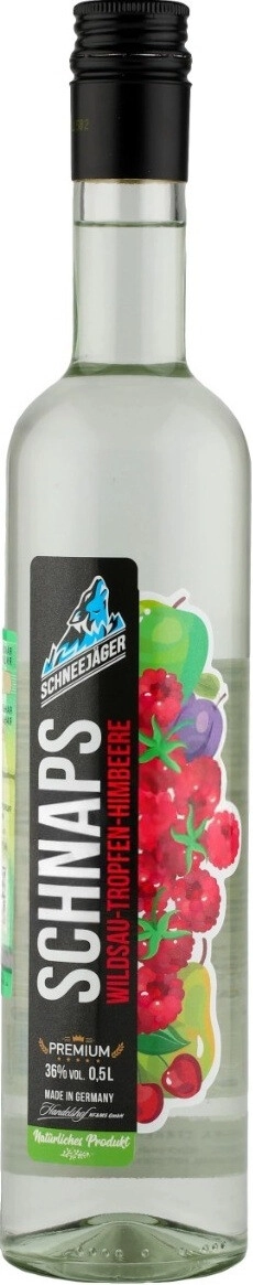 Ликер Schnee Jager Wildsau Tropfen Himbeere schnaps 0.5 л
