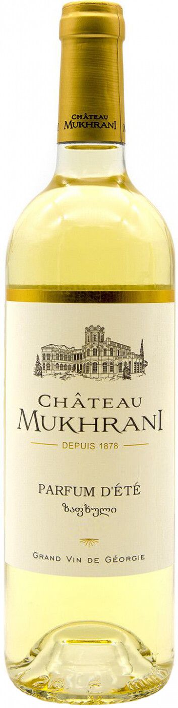 Вино Белое Сухое "Chateau Mukhrani Parfum d'Ete" 0,75 л (WS)