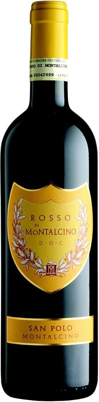 Вино Красное Сухое "Сан Поло Россо ди Монтальчино DOC" 0,75 л 2017 г. (WS)