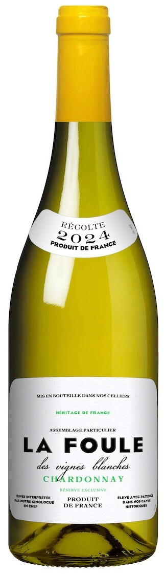 Вино La Foule Chardonnay Pays d'Oc 0.75 л
