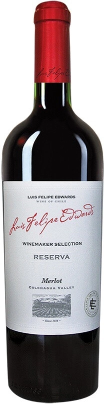 Вино Luis Felipe Edwards Reserva Merlot 0.75 л
