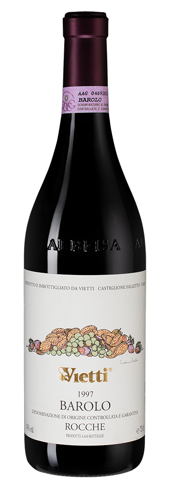 Вино Красное Сухое "Бароло Рокке ди Кастильоне" 0,75 л 1997 г. (SW)