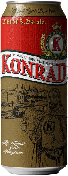 Пиво Konrad 12° Svetly Lezak Can 0.5 л