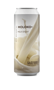 Пиво Бакунин Moloko + Milk Stoutt Can 0.5 л