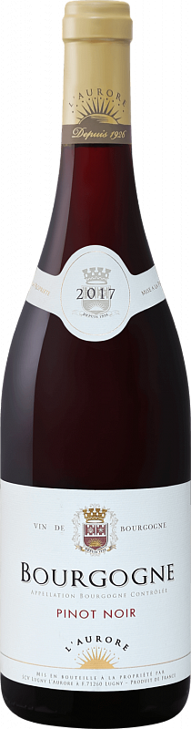 Вино Lugny l'Aurore Pinot Noir 2020 г. 0.75 л