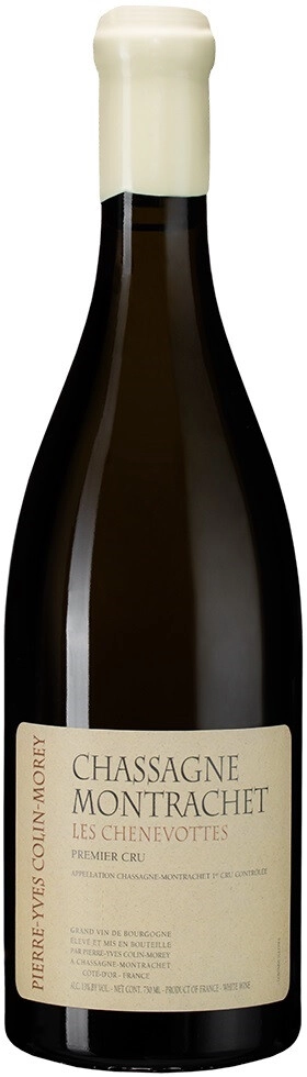 Вино Pierre-Yves Colin-Morey Chassagne-Montrachet Premier Cru Les Chenevottes 2018 г. 0.75 л