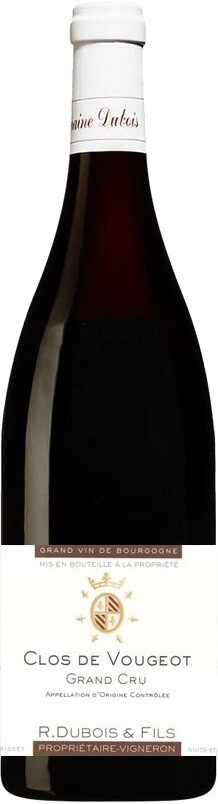 Вино RDubois&Fils Clos de Vougeot Grand Cru 2022 г. 0.75 л