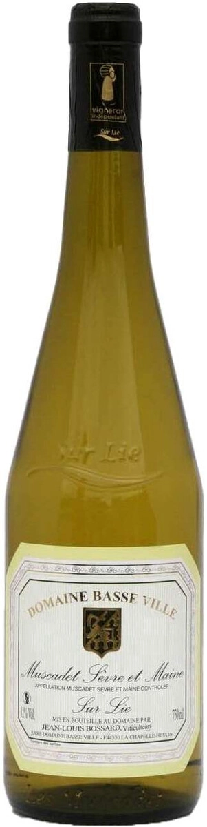 Domaine Basse Ville Muscadet Sevre et Maine AOC Sur Lie 2024