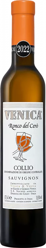Вино Ronco del Cero Sauvignon Collio DOC Venica & Venica 0.375 л