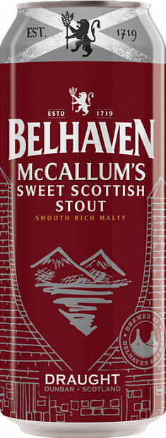 Пиво Belhaven McCallum's Stout Glass 0.44 л