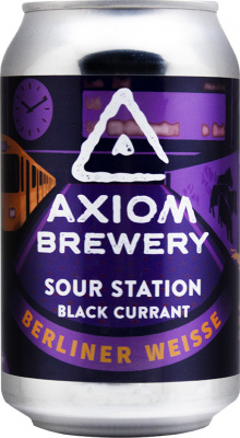 Пиво Axiom Sour Station Black Currant Can 0.33 л