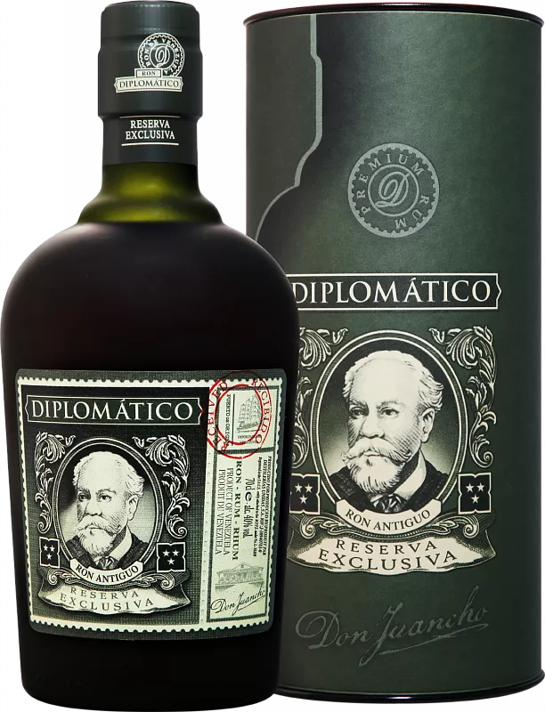 Ром Diplomatico Reserva Exclusiva 0.7 л в подарочной упаковке