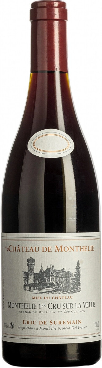 Вино Eric de Suremain Chateau de Monthelie Monthelie 1er Cru Sur la Velle 2004 г. 0.75 л