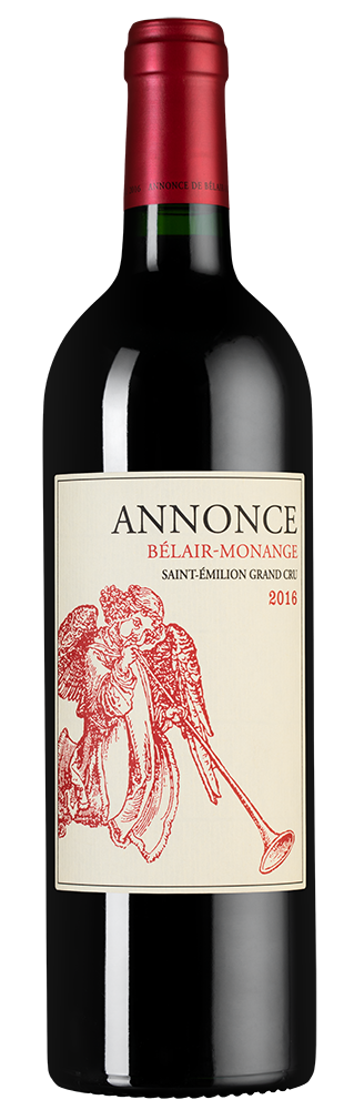 Вино Красное Сухое "Анонс Белер-Монанж" 0,75 л 2016 г. (SW)