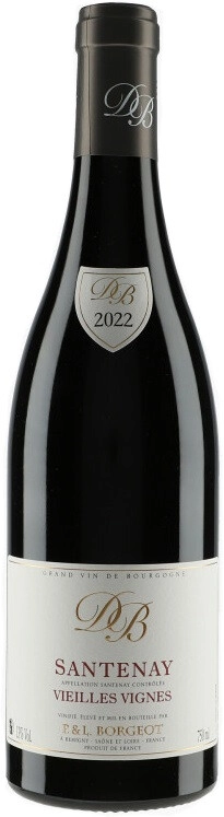 Вино P. & L. Borgeot Vieilles Vignes Santenay 2022 г. 0.75 л