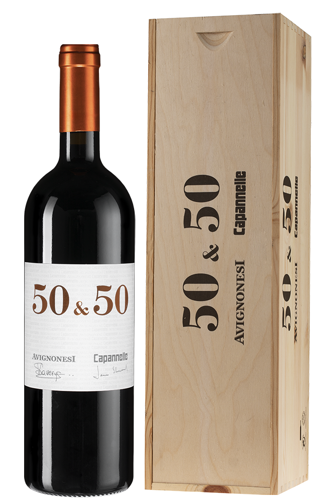 Вино 50 & 50 2016 г. 1.5 л Gift Box