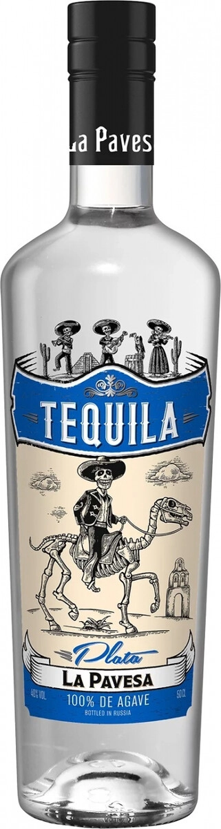 Текила La Pavesa Plata 0.5 л