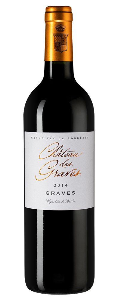 Вино Chateau des Graves Rouge 2014 г. 0.75 л